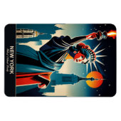 ニューヨーク：自然美しい州フレキシブル マグネット (横)