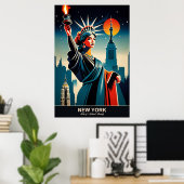 ニューヨーク：自然美しい旅行州 ポスター (ホームオフィス)