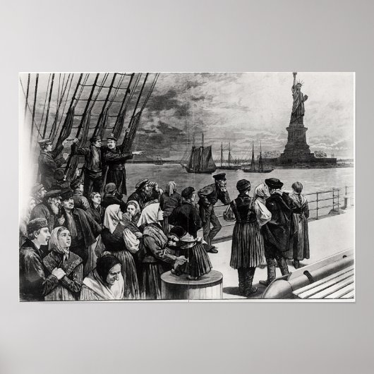 ニューヨーク – 自由の国へようこそ ポスター (正面)