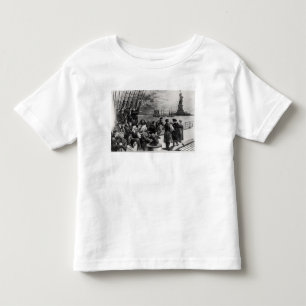 ニューヨーク-自由の土地への歓迎 トドラーTシャツ