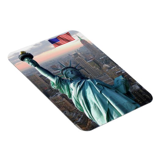 ニューヨーク – 自由の女神 – 統一された州 マグネット (右側)