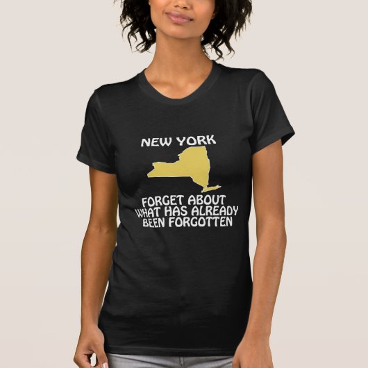 ニューヨーク - 過去は忘れてしまえ Tシャツ (正面)