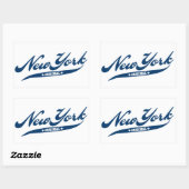 ニューヨーク 長方形シール (シート)