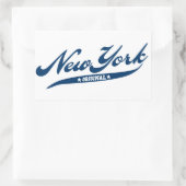 ニューヨーク 長方形シール (バッグ)
