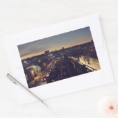 ニューヨーク 長方形シール (封筒)