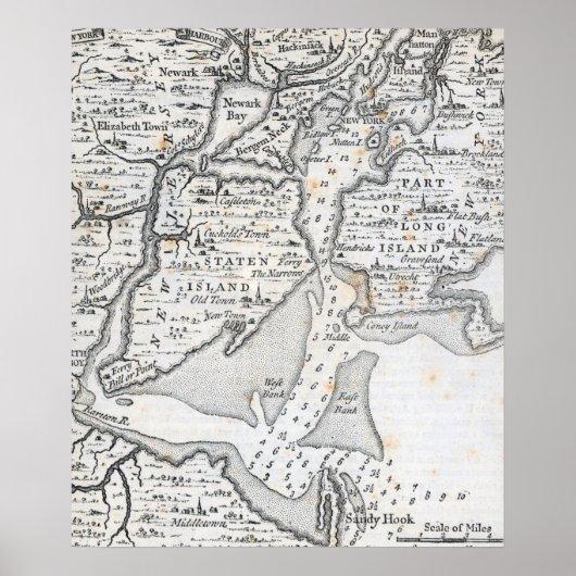 ニューヨーク | 18世紀中頃 ポスター (正面)