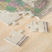 ニューヨーク(1827年)のヴィンテージの地図 ジグソーパズル (側面)