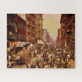 ニューヨーク – 1891年頃の経過年数。 ジグソーパズル