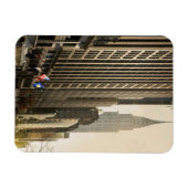 ニューヨーク、E 42セントおよびクライスラー建物 マグネット (横)