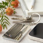 ニューヨーク、E 42 Stおよびクライスラの建物 キーホルダー (正面右)