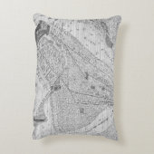 ニューヨーク: Elの列車、C1878 アクセントクッション (裏面(縦))