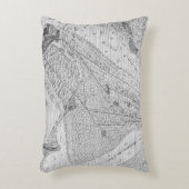 ニューヨーク: Elの列車、C1878 アクセントクッション (正面(垂直))