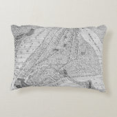 ニューヨーク: Elの列車、C1878 アクセントクッション (裏面)