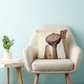 ニューヨーク- Flatironの建物および時計 クッション (椅子)