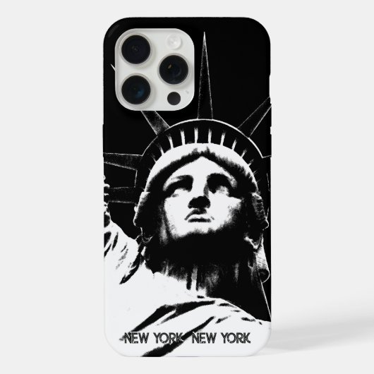 ニューヨーク iPhone カスタムケース 自由の女神像 カバー (裏面)
