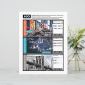 ニューヨーク | New York Mockチケットfor Travel andイベント (スタンド正面)