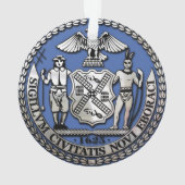 ニューヨーク (NY)米国-自由の女神 オーナメント (裏面)