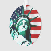 ニューヨーク (NY)米国-自由の女神 オーナメント (正面)