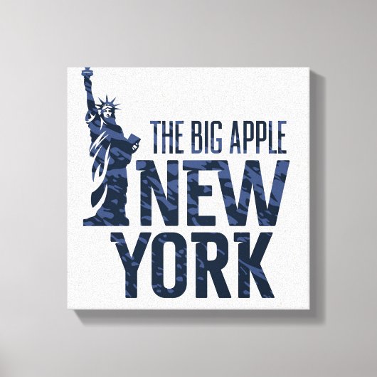ニューヨーク | The Big Apple キャンバスプリント (正面)