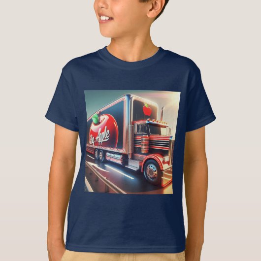 ニューヨーク、The Big Apple by Natasha Us Tシャツ (正面)