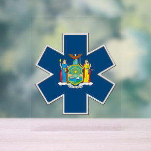 ニューヨークEMSスターオブライフ アクリルサイン