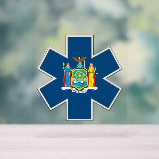 ニューヨークEMSスターオブライフ アクリルサイン (ニュートラル)