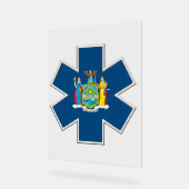 ニューヨークEMSスターオブライフ アクリルサイン (傾斜)