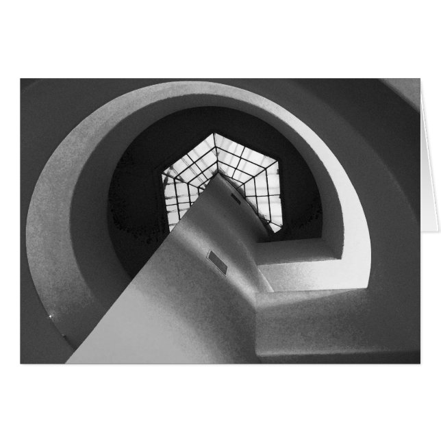 ニューヨークGuggenheimのカードの陰 (正面横)