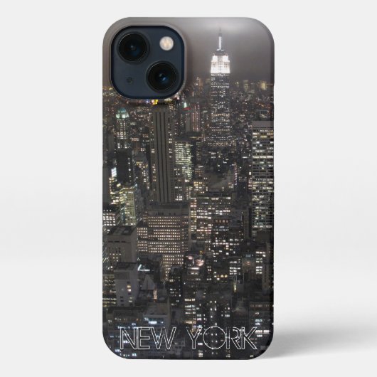 ニューヨークiPhoneケースエンパイアステートNYシティケース iPhoneケース (裏面)