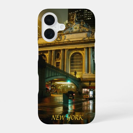 ニューヨークiPhoneケース グランドセントラル Phone Cases iPhone 16ケース (裏面)