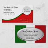 ニューヨークJ&Pピザ-ニュー 名刺 (正面/裏面)