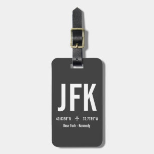 ニューヨークJFK空港コード-航空 ラゲッジタグ