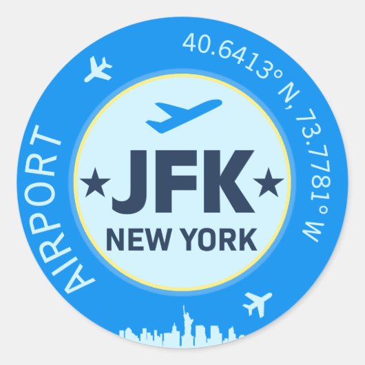 ニューヨークJFK ラウンドシール (正面)