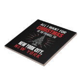 ニューヨークNへのクリスマス旅行に行きたいもの タイル (側面)