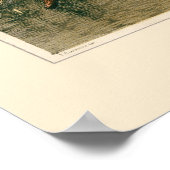 ニューヨークNYパノラママップ – 1865 ポスター (角)