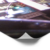 ニューヨークNY Approaching Times Square ポスター (角)