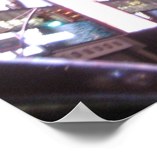 ニューヨークNY Approaching Times Square ポスター (角)