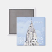 ニューヨークNYCトラベルフォトサミナリー冷蔵庫用マグネット マグネット (正面/裏面)