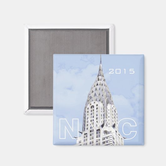 ニューヨークNYCトラベルフォトサミナリー冷蔵庫用マグネット マグネット (正面/裏面)