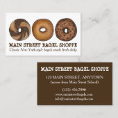 ニューヨークNYCベーゲルベーゲルショップフードブレックファーストシェフ ロイヤリティカード (正面/裏面)