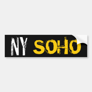 ニューヨークSOHO バンパーステッカー