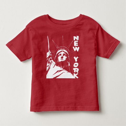ニューヨークTシャツカスタムベビーNYお土産シャツ トドラーTシャツ (正面)