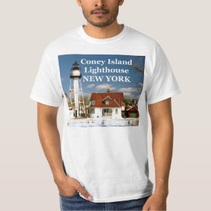 ニューヨークTシャツ、コニーアイランドライトハウス Tシャツ