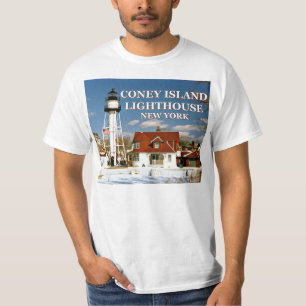 ニューヨークTシャツ、コニーアイランドライトハウス Tシャツ
