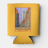 ニューヨークUSAヴィンテージトラベルのクーラー 缶クーラー (正面)