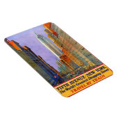 ニューヨークUSAヴィンテージトラベルマグネット マグネット (右側)