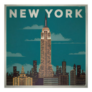 ニューヨークUSAヴィンテージ ポスター