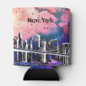 ニューヨーポップ・アートのク 缶クーラー (裏面)