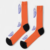 ニューヨー地球に優しク市旗を持つ女性用靴下 ソックス (左)