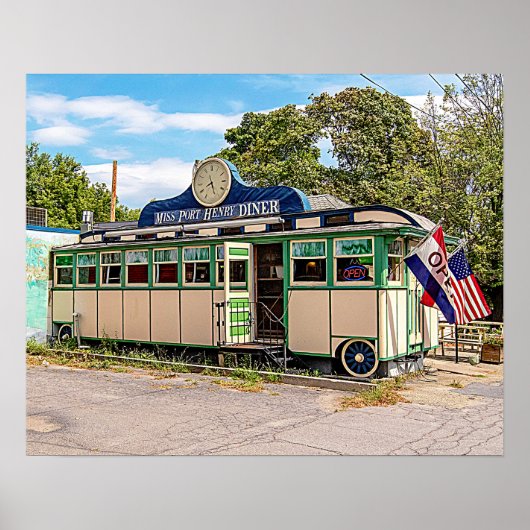 ニューヨー恋しく思ク、ポートヘンリー・ダイナー、ポートヘンリー ポスター (正面)